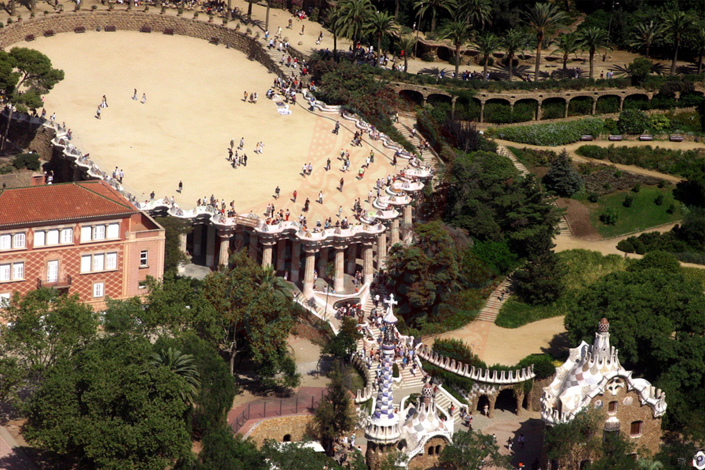 Park Guell From Above